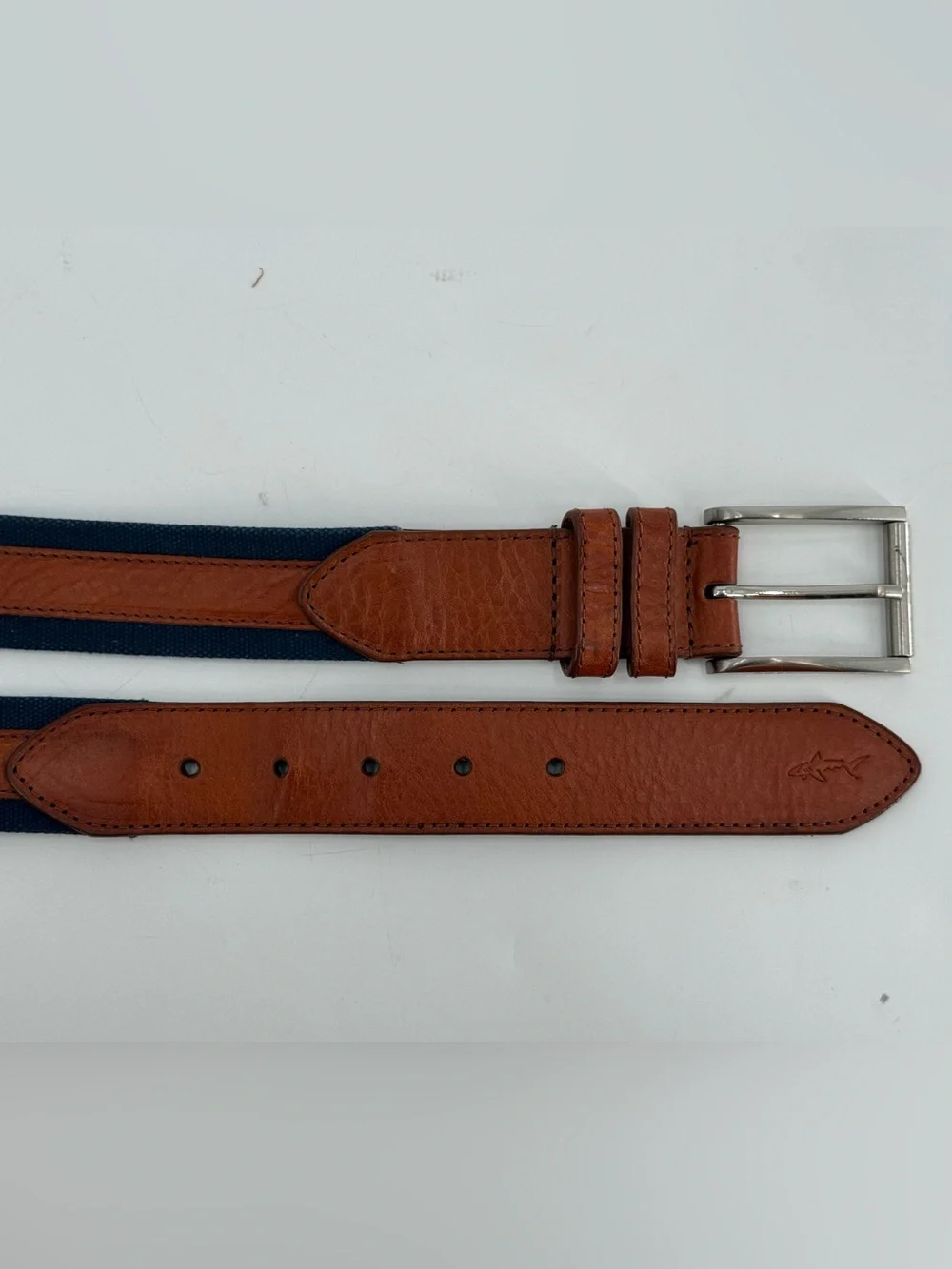 Greg Norman Canvas & Leather Men’s Casual Belt 40